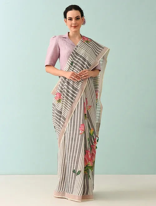 Noor - Lotus Lane Cotton Saree