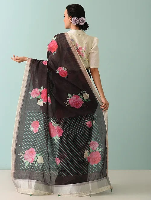 Noor - Petal Poetry Cotton Saree