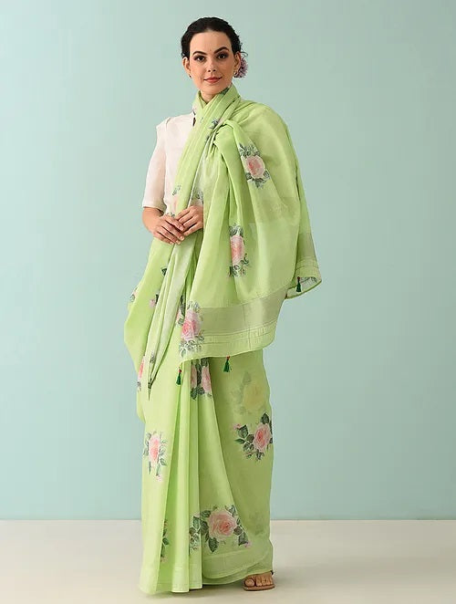 Noor - Garden Grace Cotton Saree