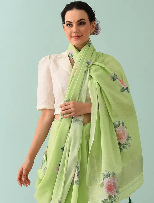 Noor - Garden Grace Cotton Saree