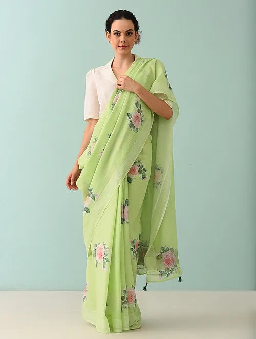 Noor - Garden Grace Cotton Saree