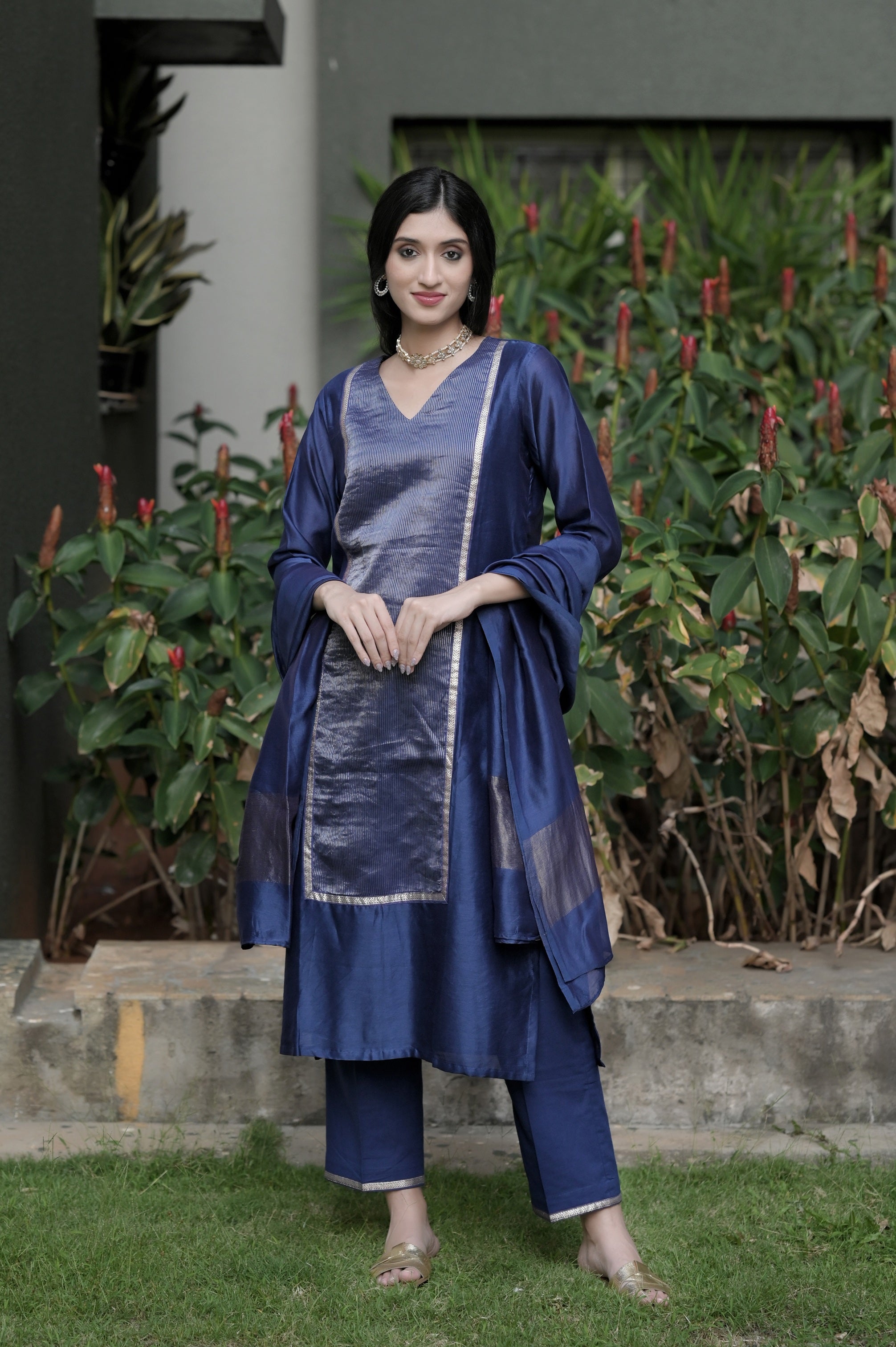 Heritage Glow Chanderi Silk Dupatta