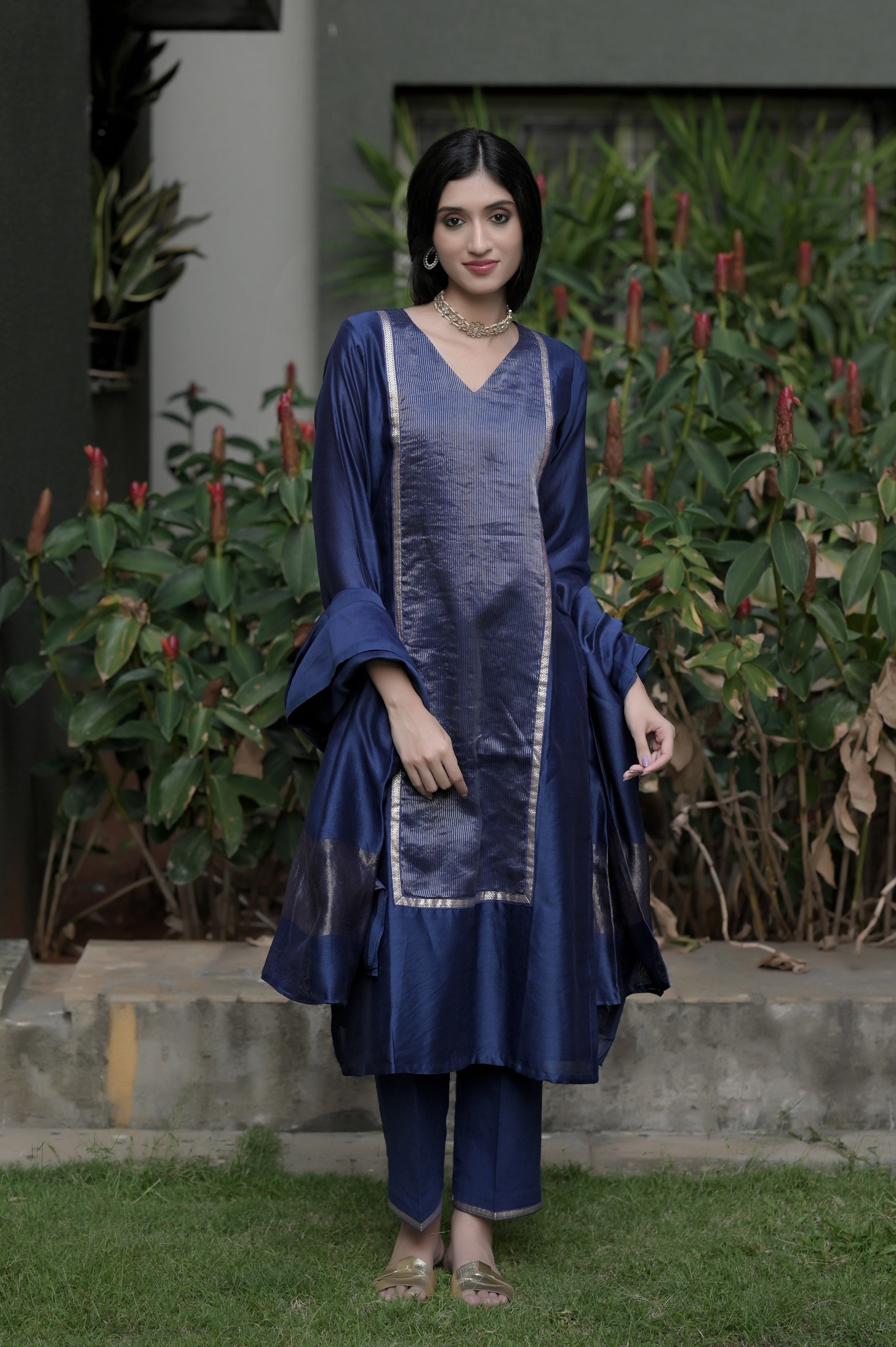 Heritage Glow Chanderi Silk Dupatta