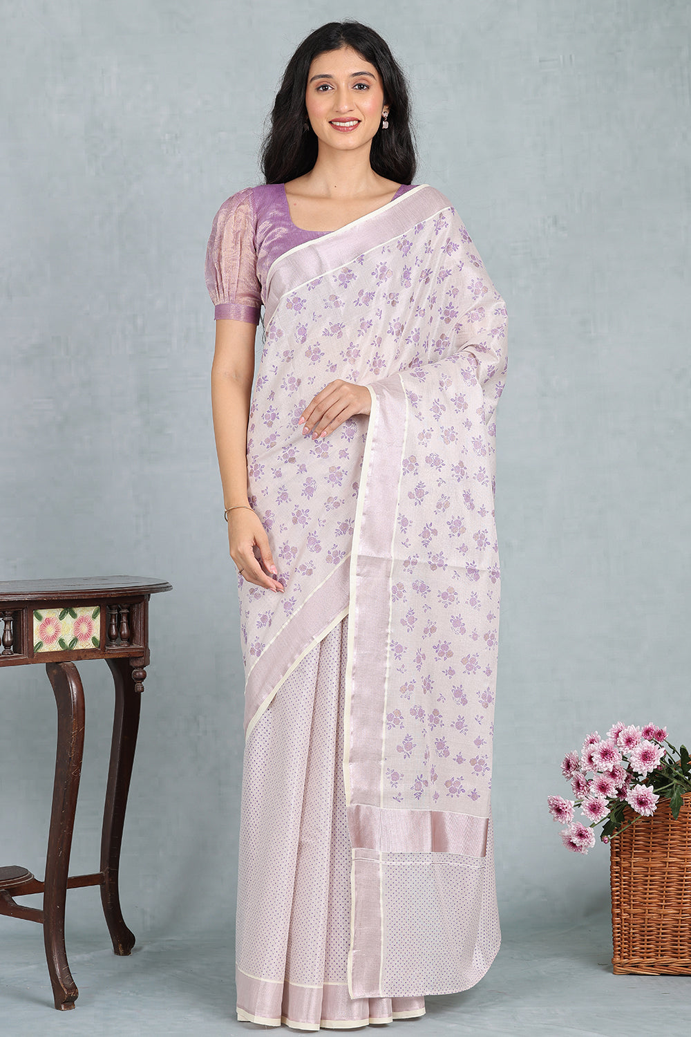 Mauve Blooms in Tissue