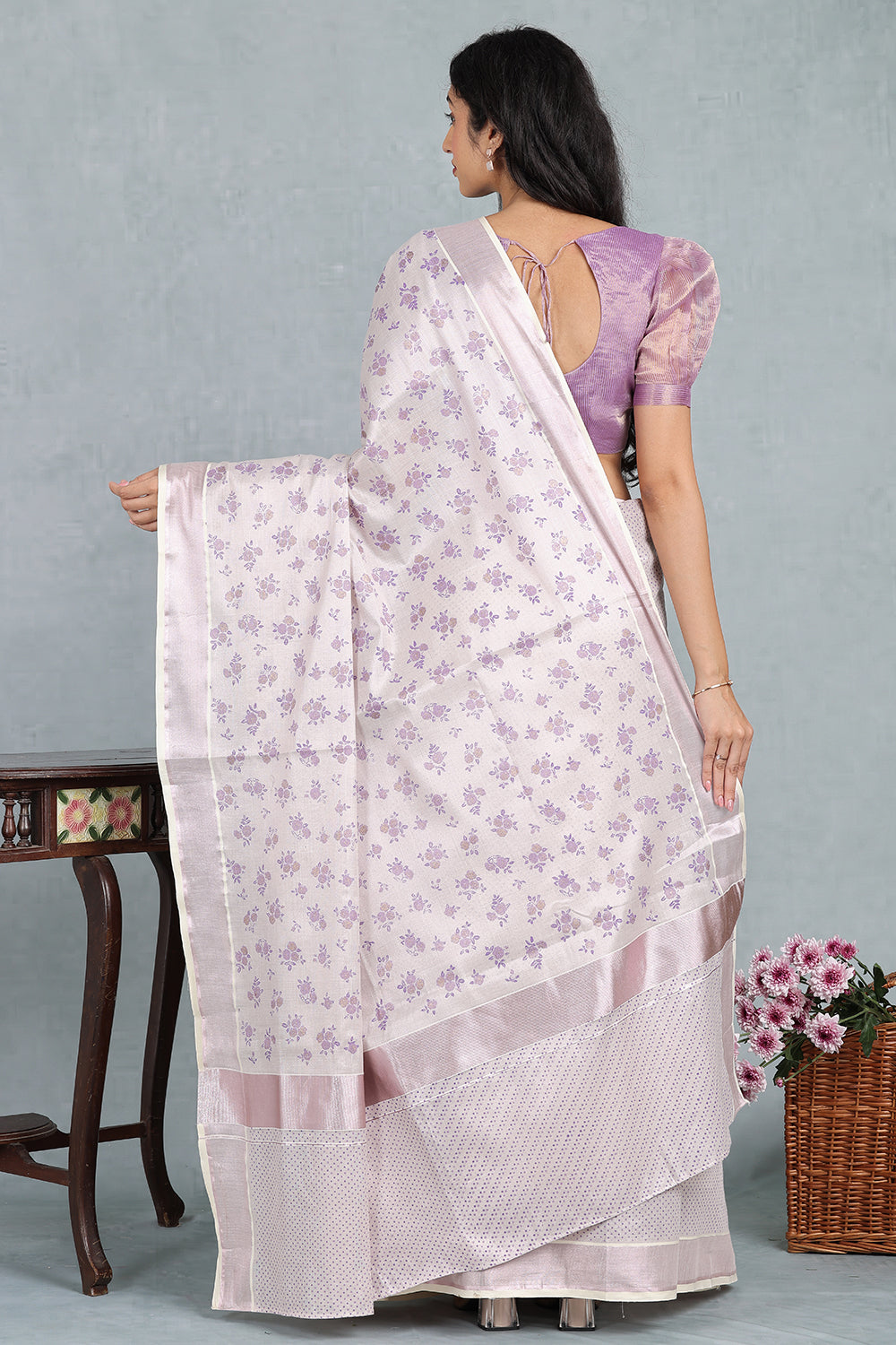 Mauve Blooms in Tissue