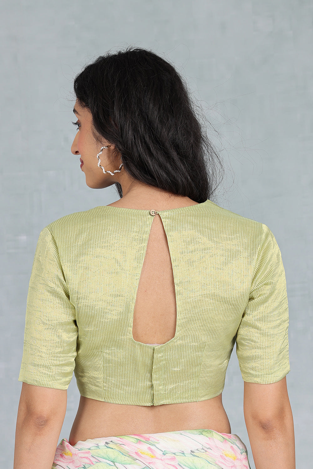 Jade Radiance Tissue Blouse