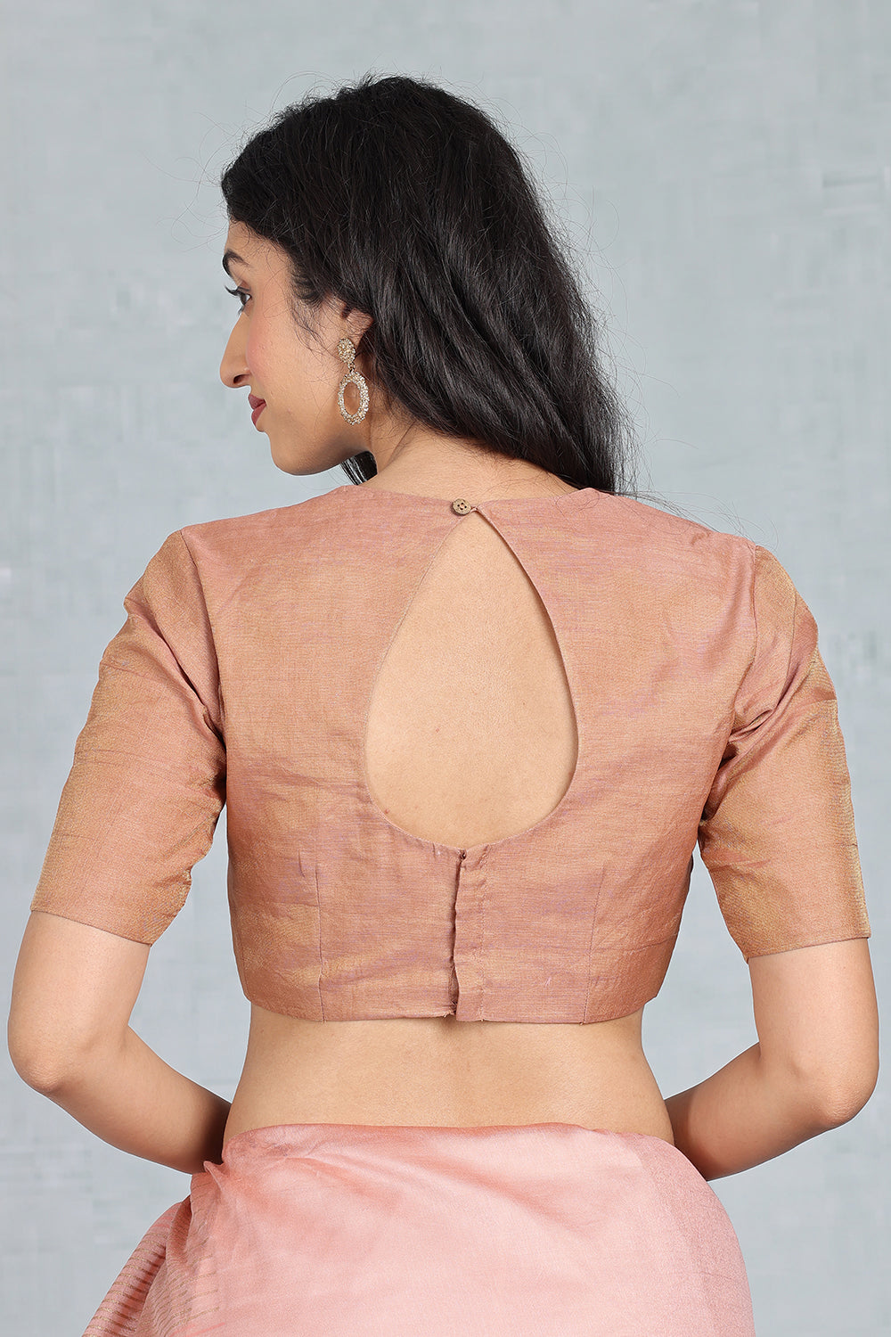 Golden Ember Tissue Blouse