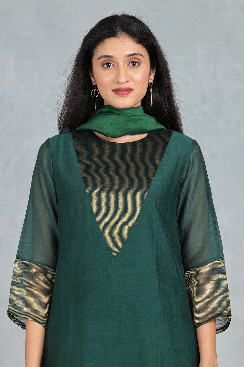 Verdant Emerald Dupatta