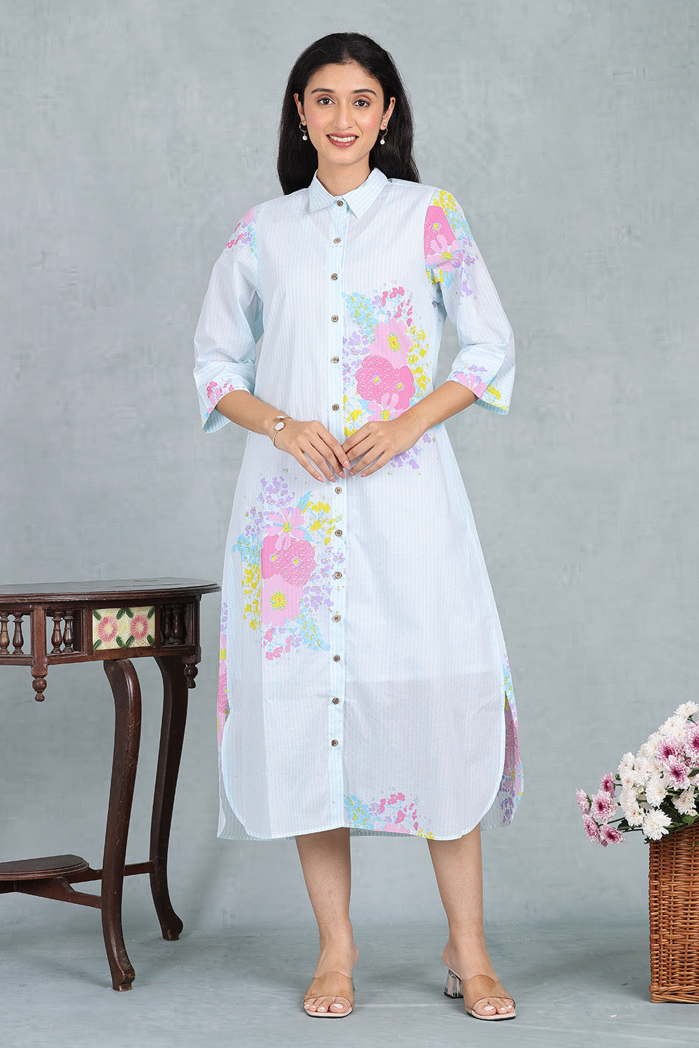 Kulir - Rose Garden Apple Cut Dress