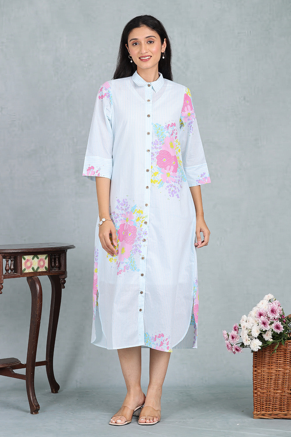 Kulir - Rose Garden Apple Cut Dress
