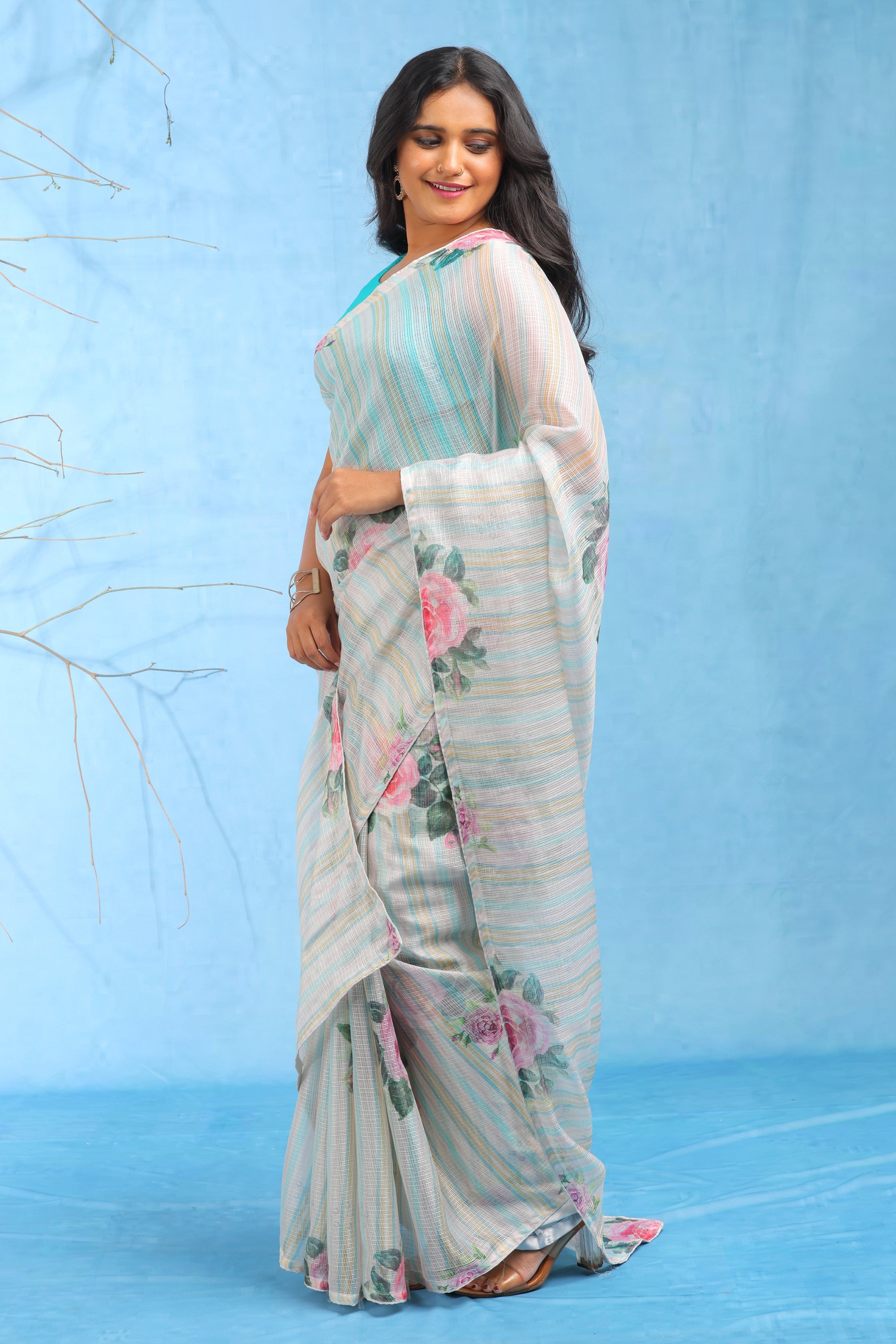 Noor - Cotton Candy Kota Saree - Tina Eapen Design studio