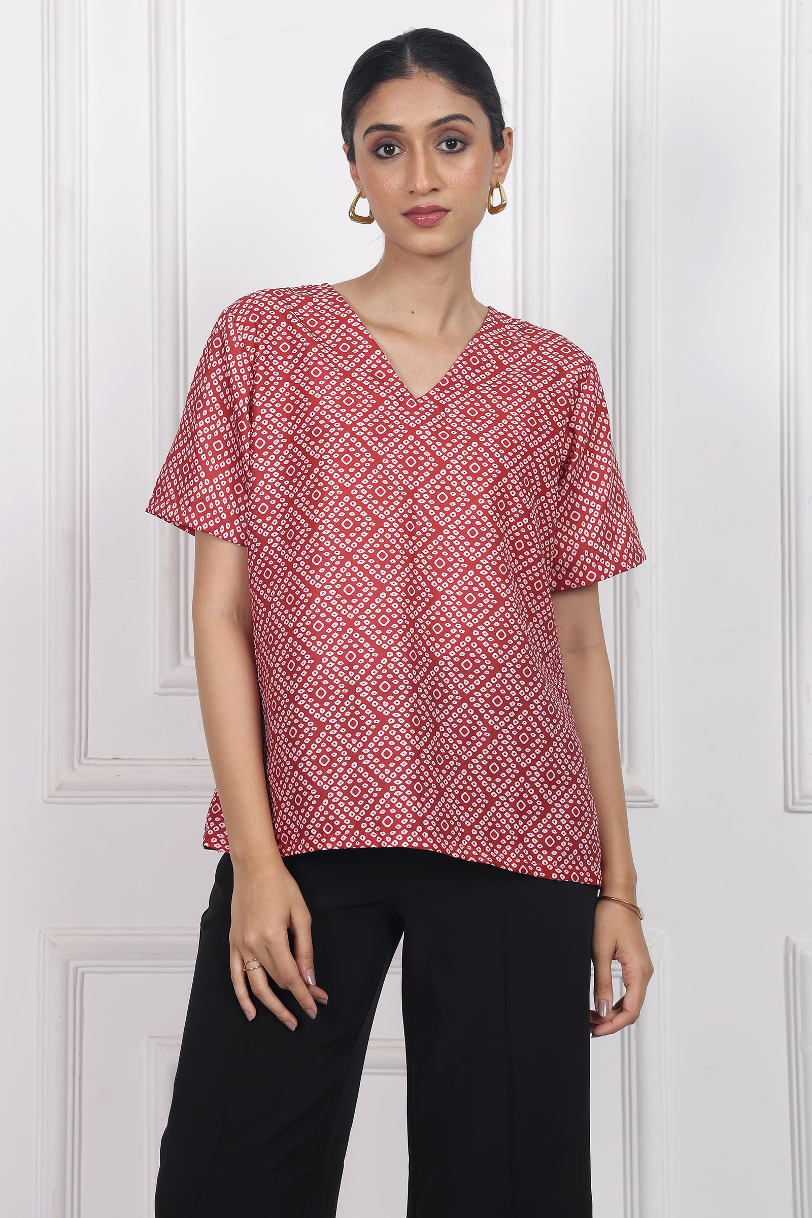 Wander Edit-rosewood Charm Top