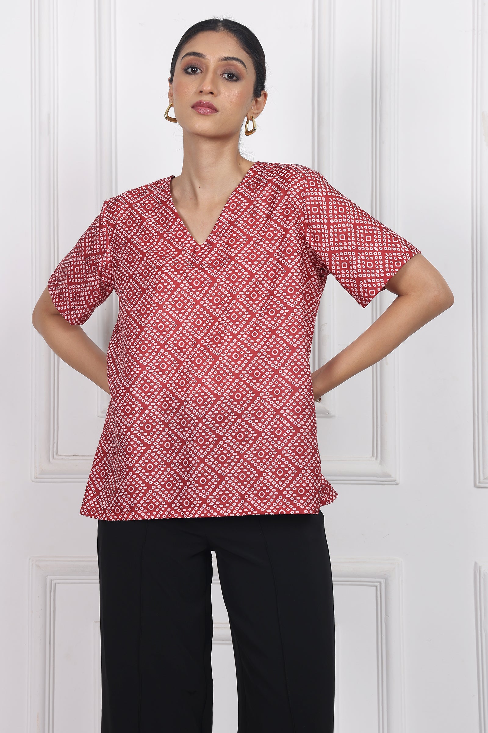 Wander Edit-rosewood Charm Top