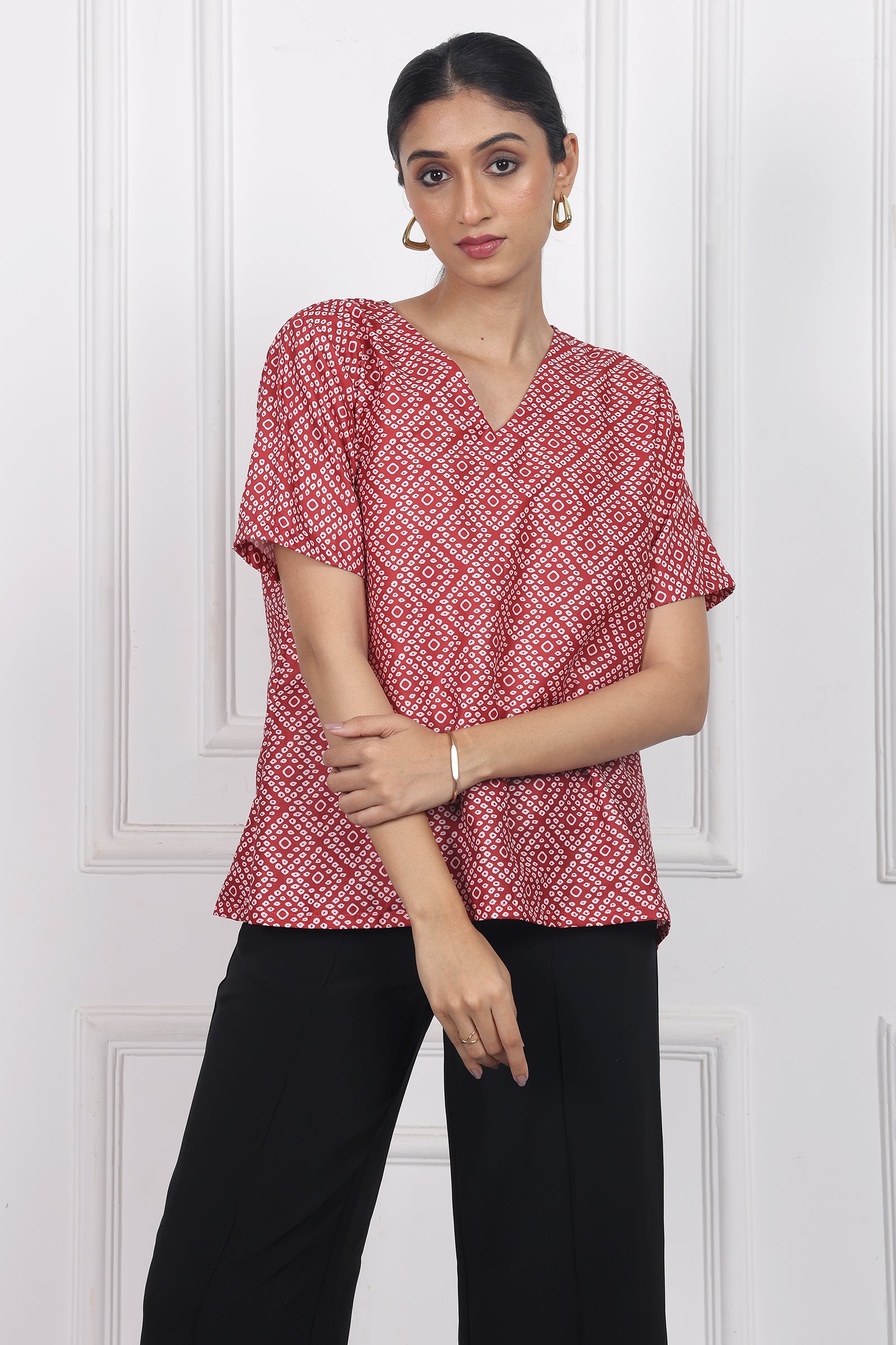 Wander Edit-rosewood Charm Top