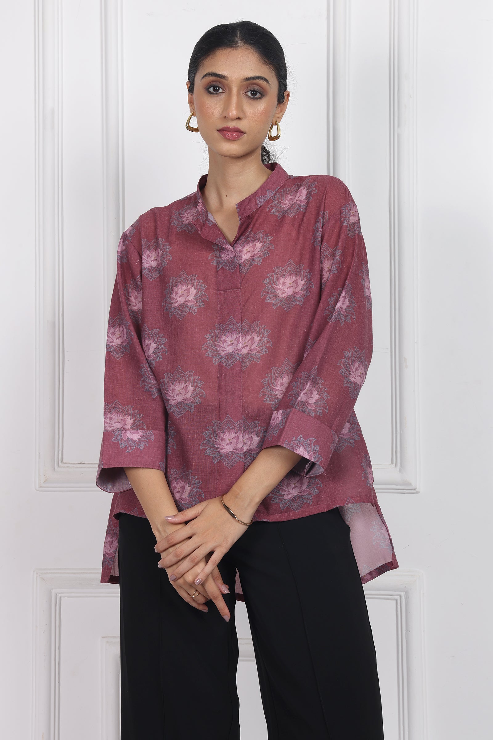 Wander Edit - Rouge Boxy Shirt