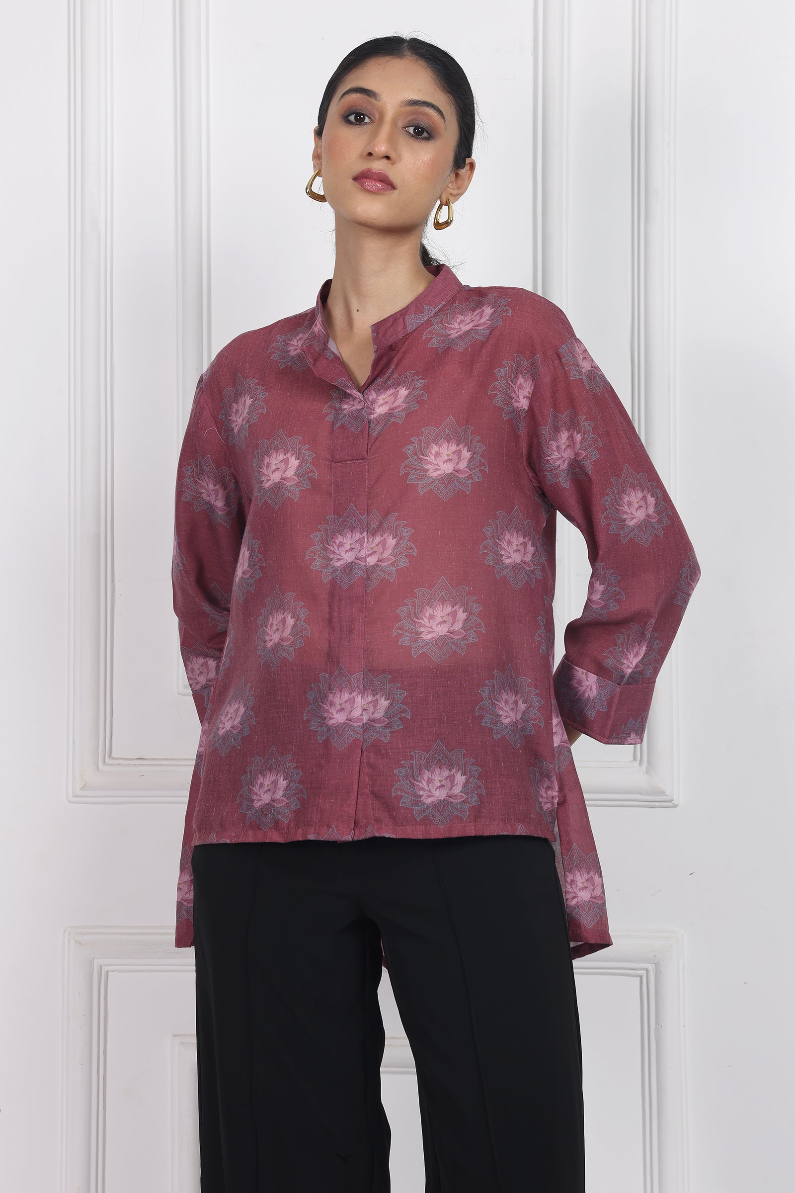 Wander Edit - Rouge Boxy Shirt