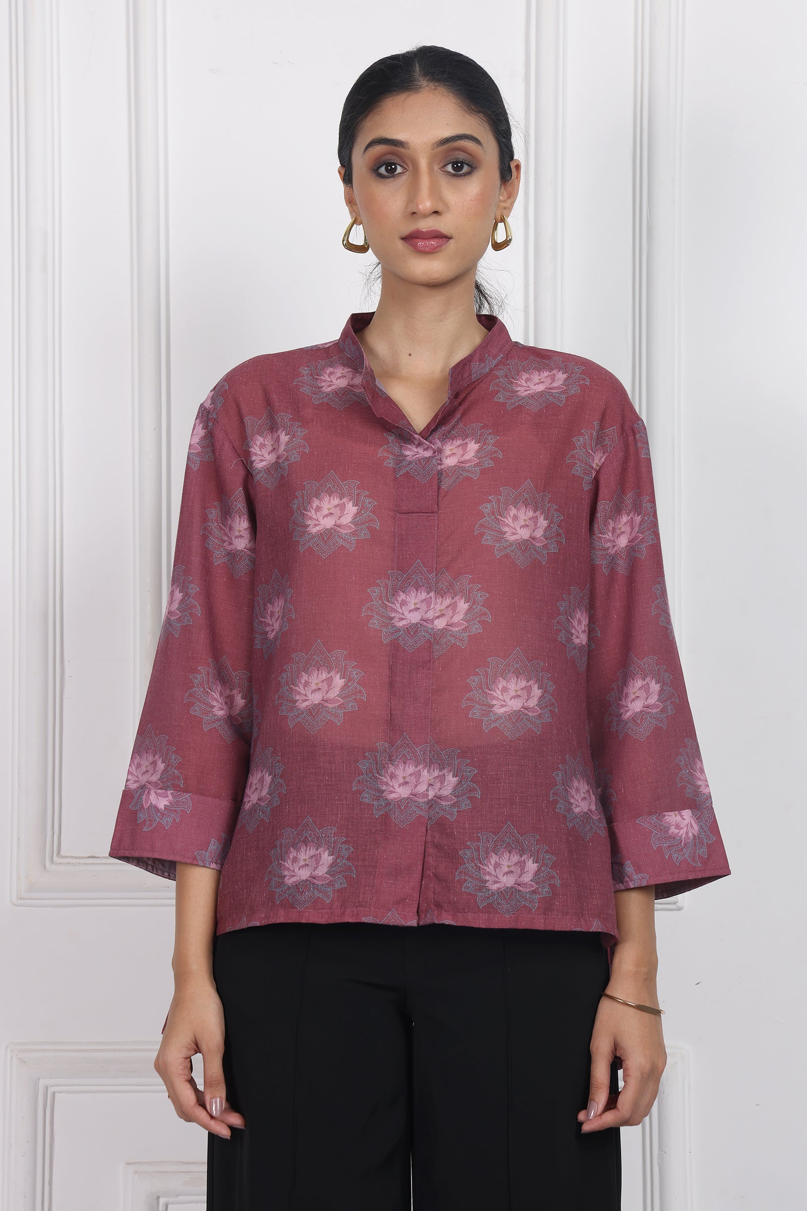 Wander Edit - Rouge Boxy Shirt