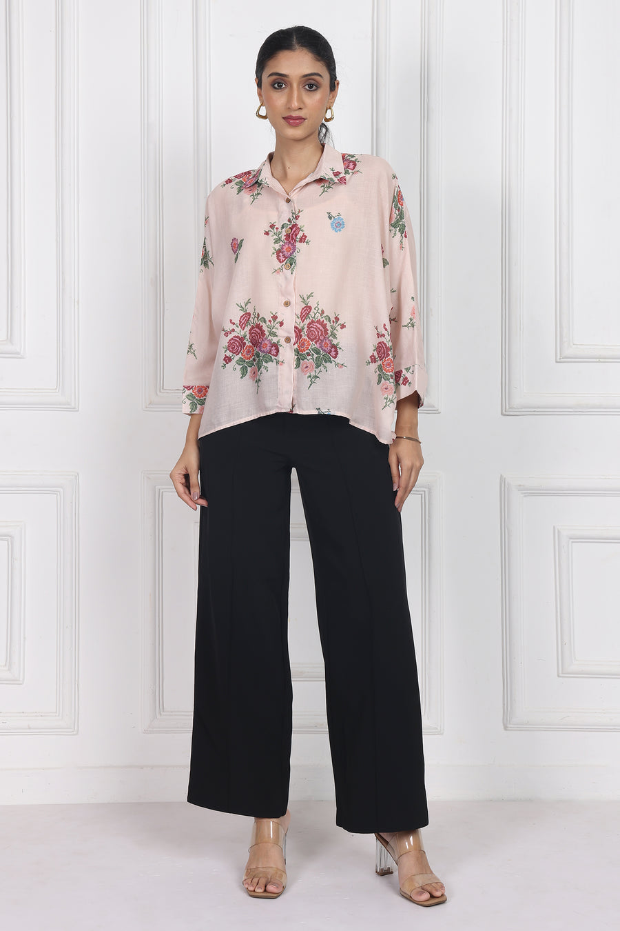 Wildflower Whisper Boxy Shirt