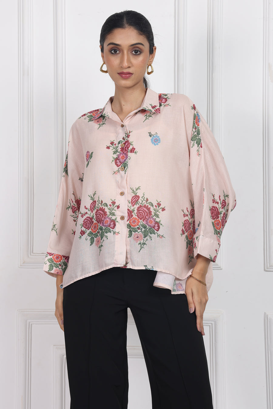 Wildflower Whisper Boxy Shirt