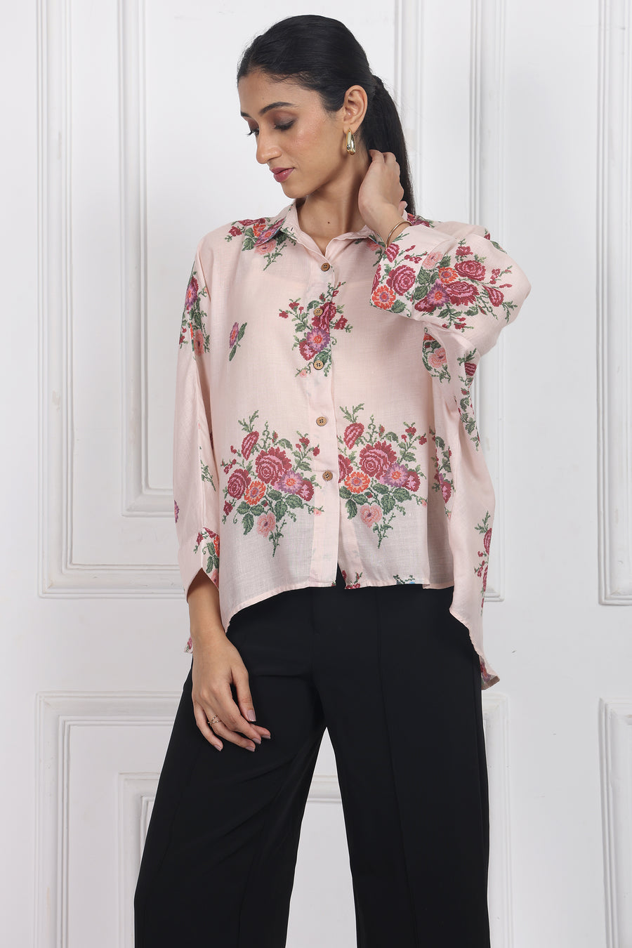 Wildflower Whisper Boxy Shirt