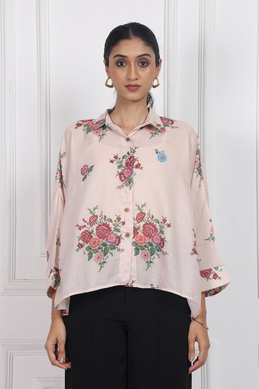 Wildflower Whisper Boxy Shirt