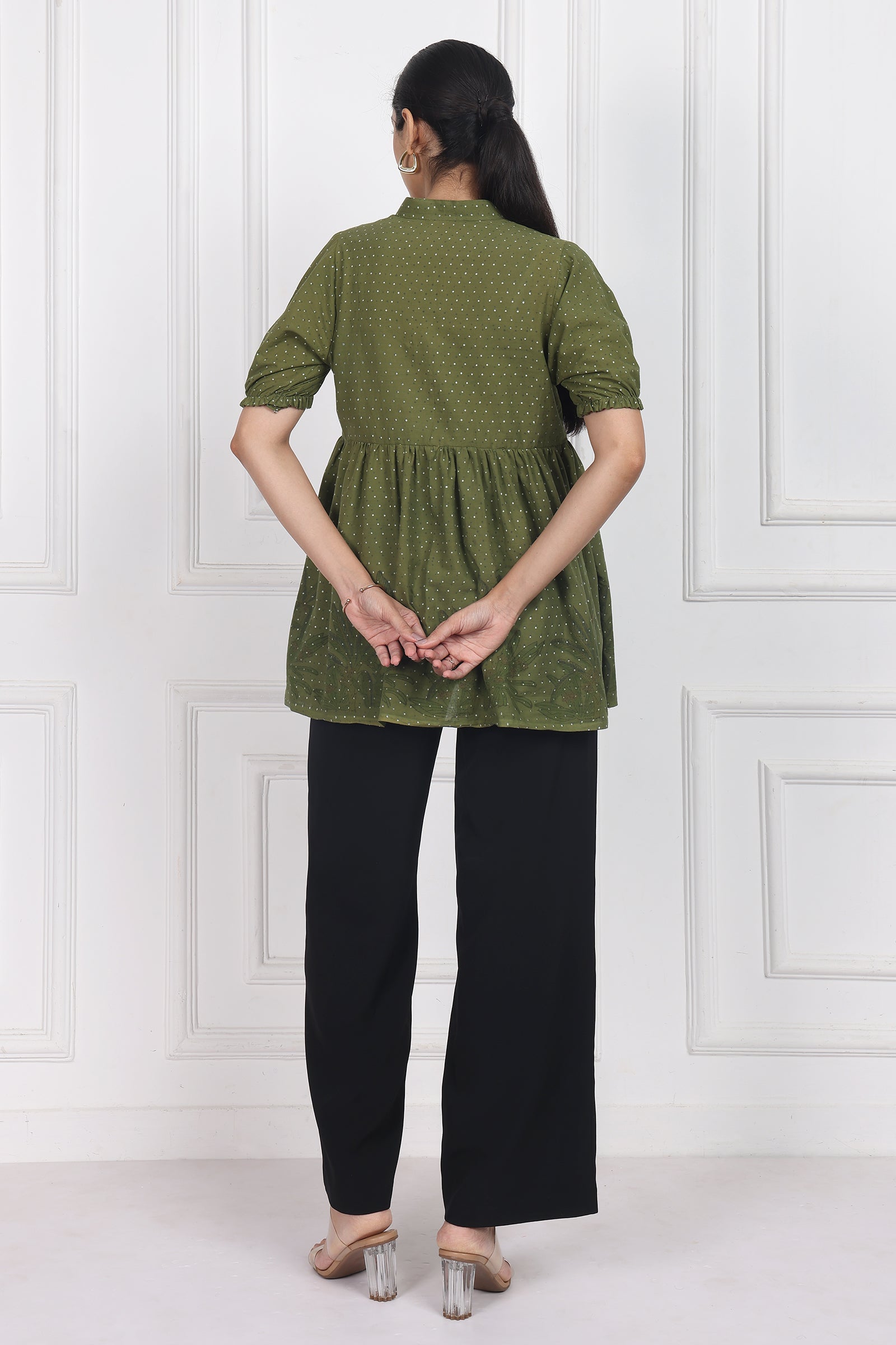 Wander Edit- Secret Garden Peplum Top