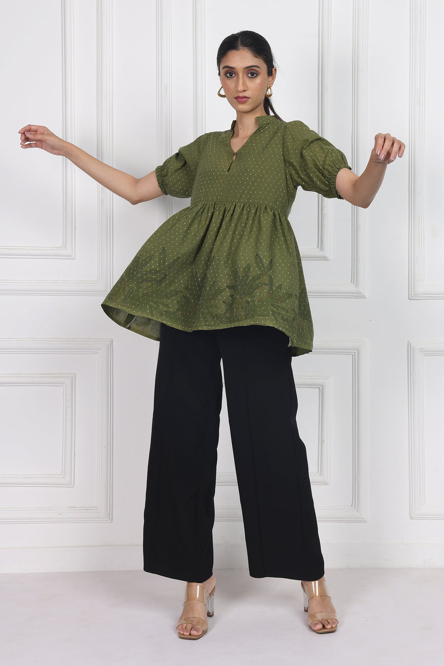 Secret Garden Peplum Tops