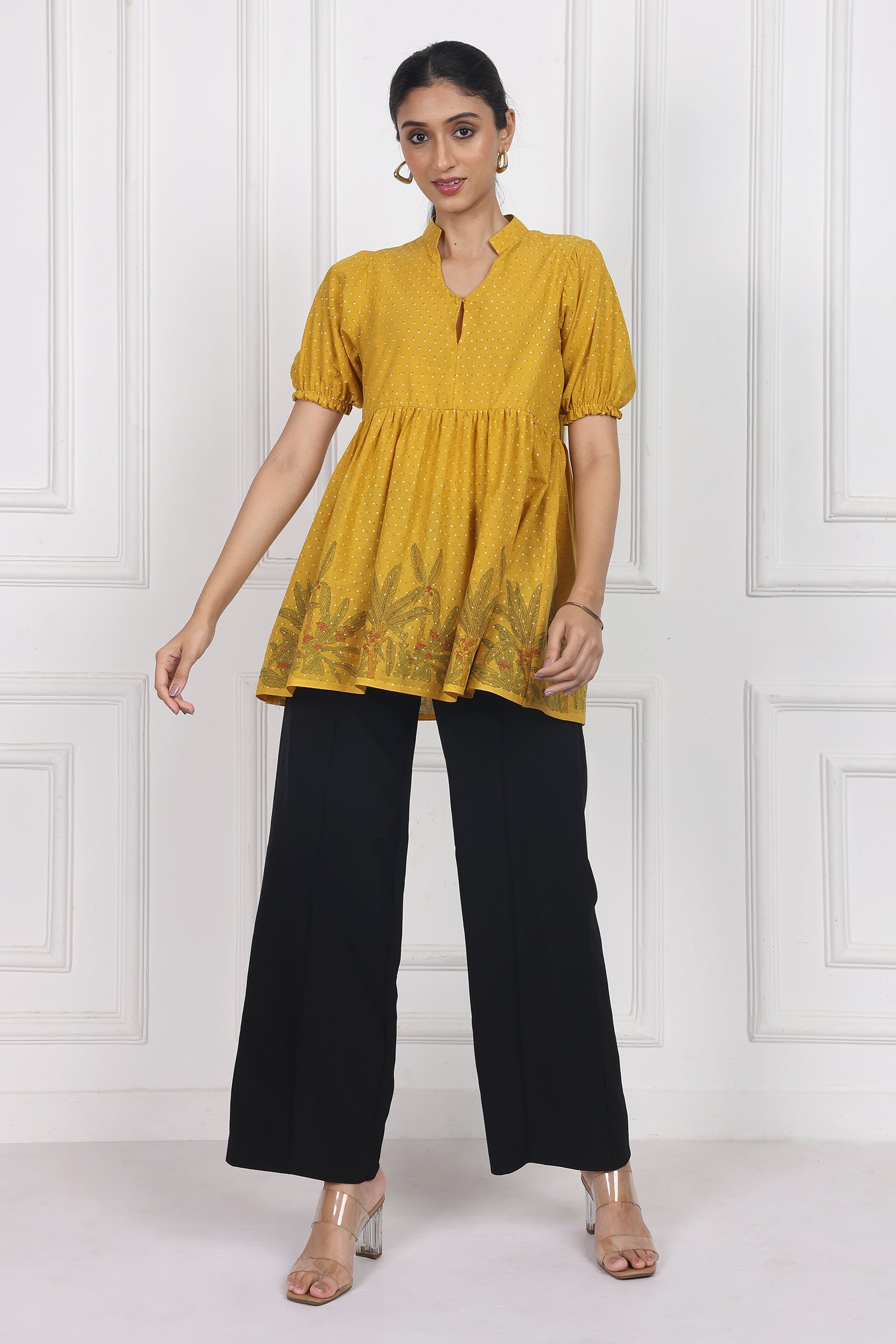 Wander Edit- Secret Garden Peplum Top