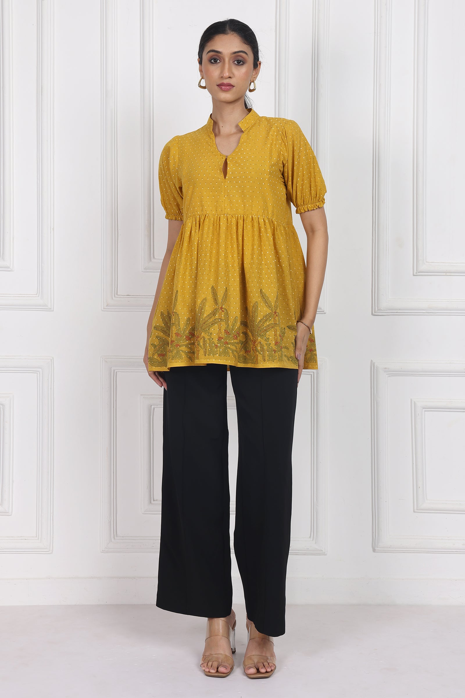 Wander Edit- Secret Garden Peplum Top