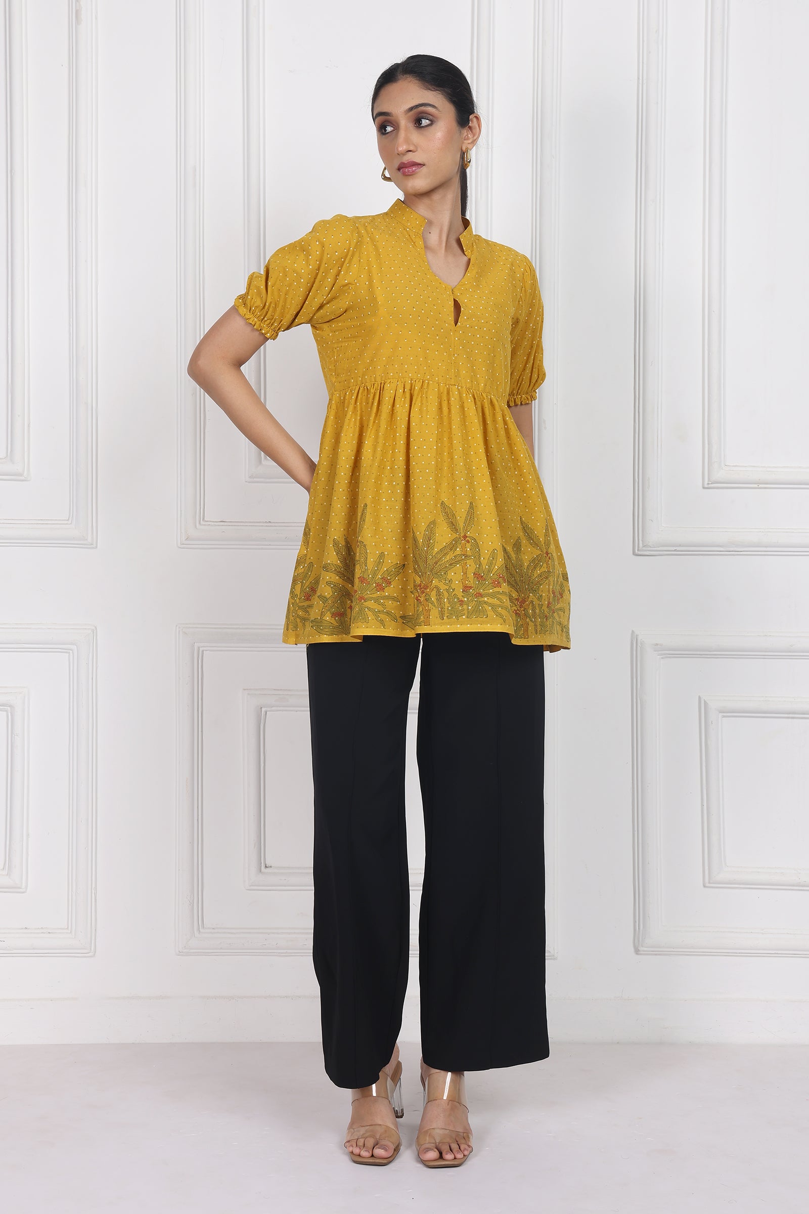 Wander Edit- Secret Garden Peplum Top