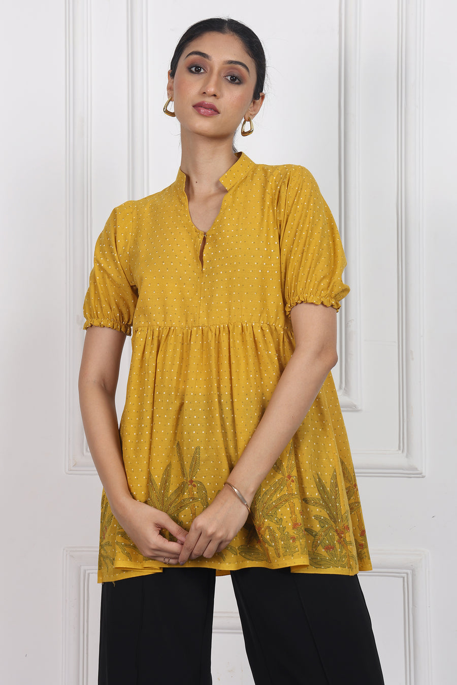 Pastel Garden Peplum Tops