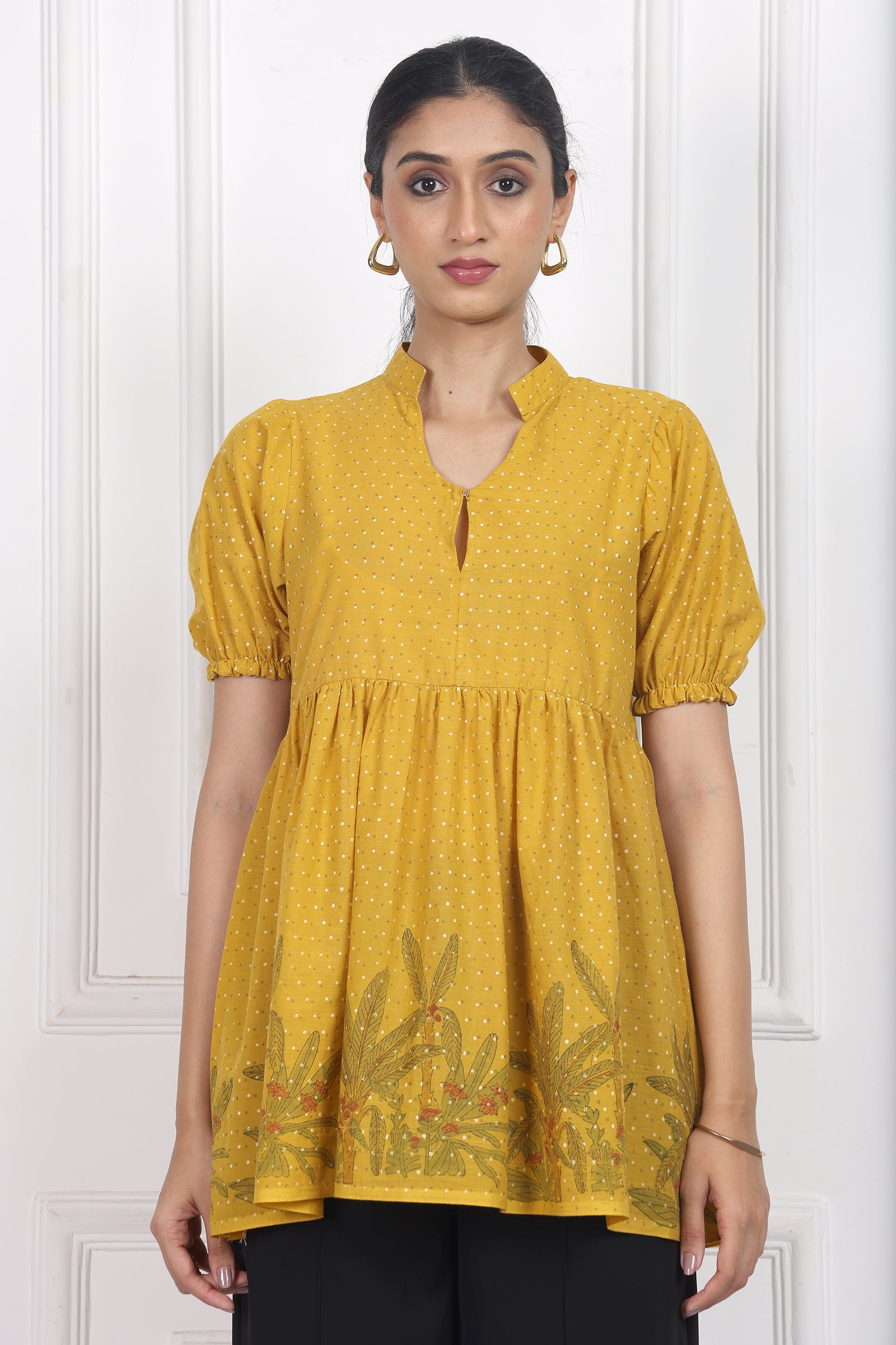 Wander Edit- Secret Garden Peplum Top