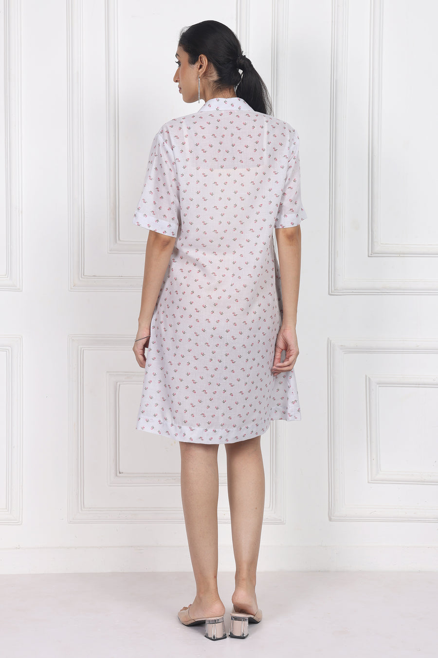 Eternal Blossom Button Front Dress