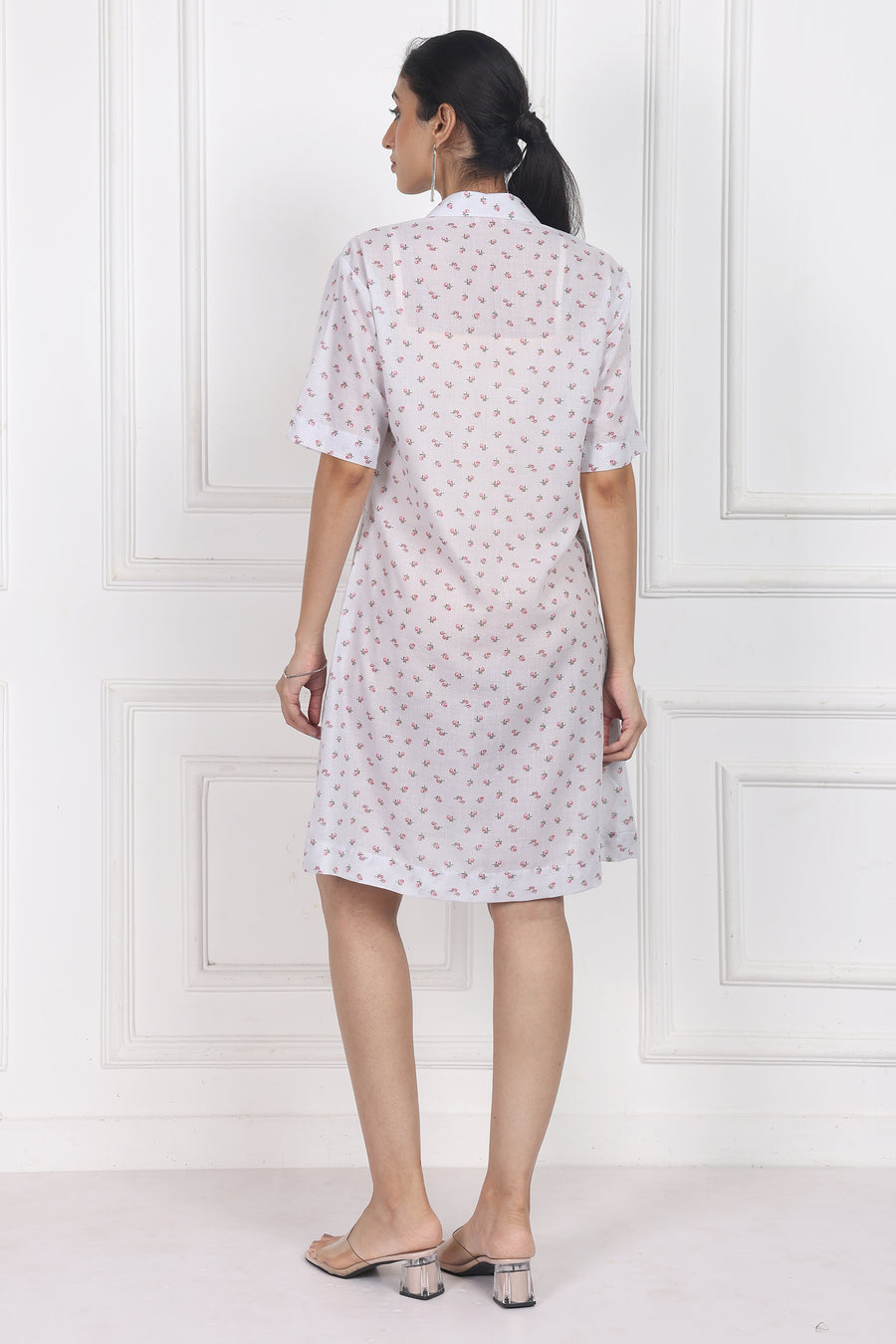 Eternal Blossom Button Front Dress