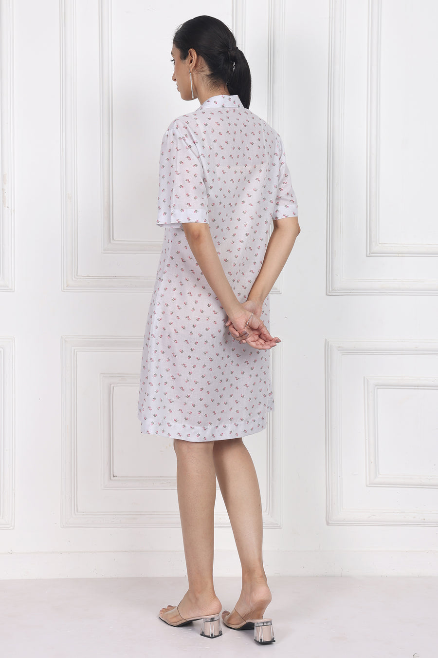 Eternal Blossom Button Front Dress