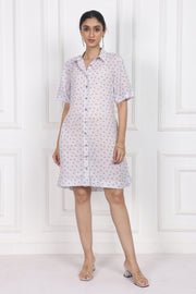 Eternal Blossom Button Front Dress