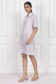 Eternal Blossom Button Front Dress