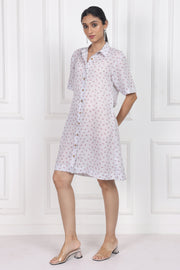 Eternal Blossom Button Front Dress