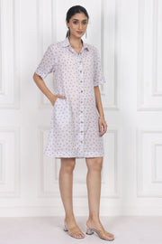 Eternal Blossom Button Front Dress