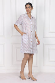 Eternal Blossom Button Front Dress