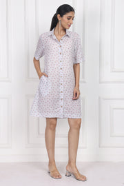 Eternal Blossom Button Front Dress