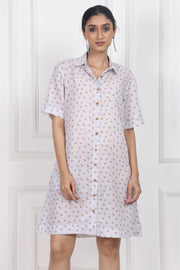 Eternal Blossom Button Front Dress