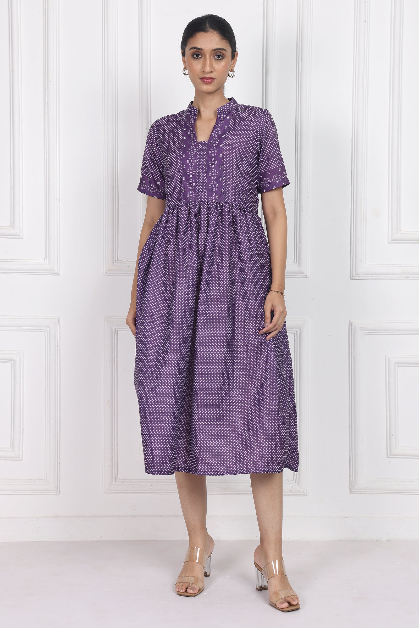 Wander Edit - Violet Mist Flow Dress