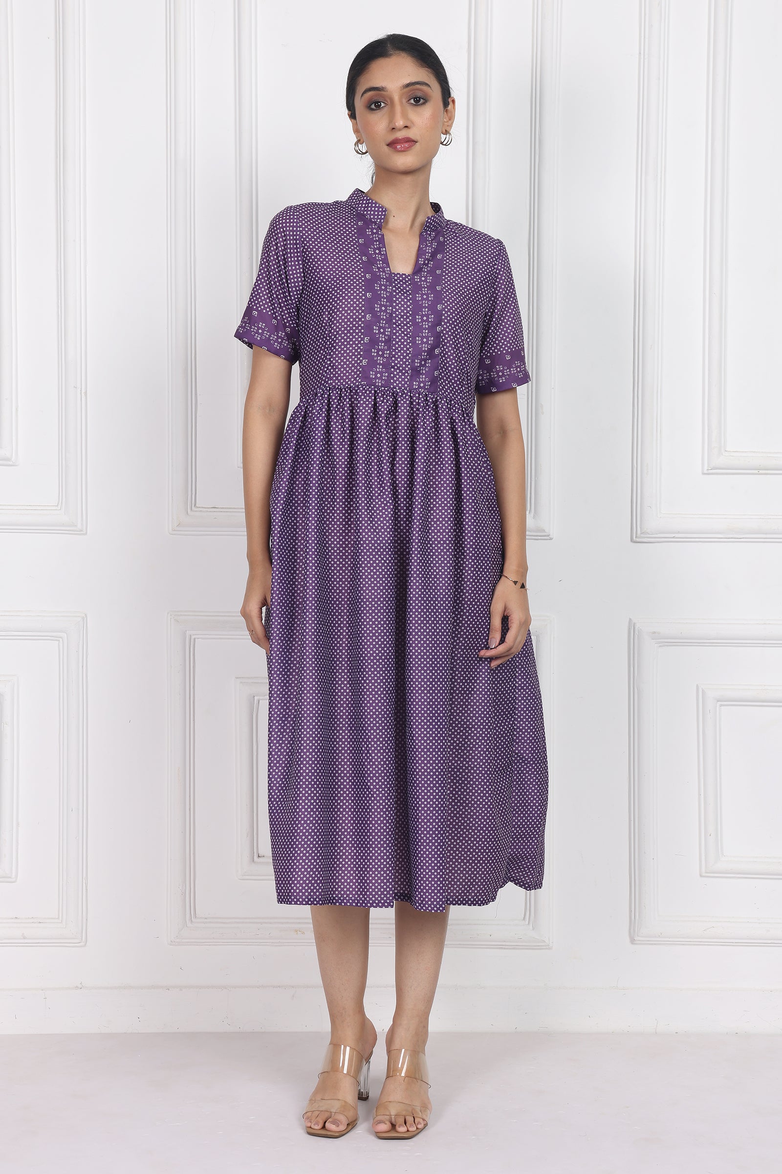 Wander Edit - Violet Mist Flow Dress