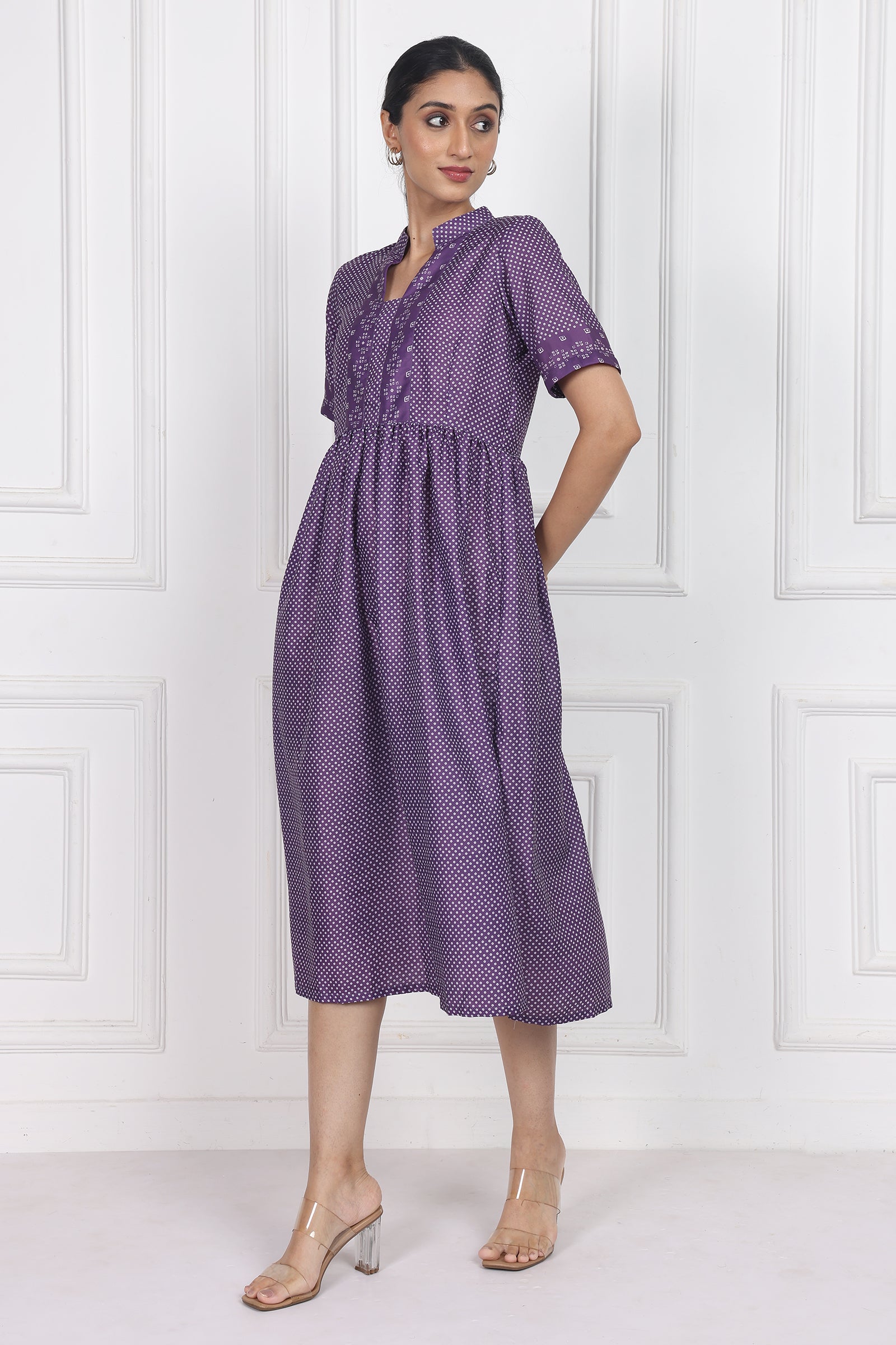 Wander Edit - Violet Mist Flow Dress