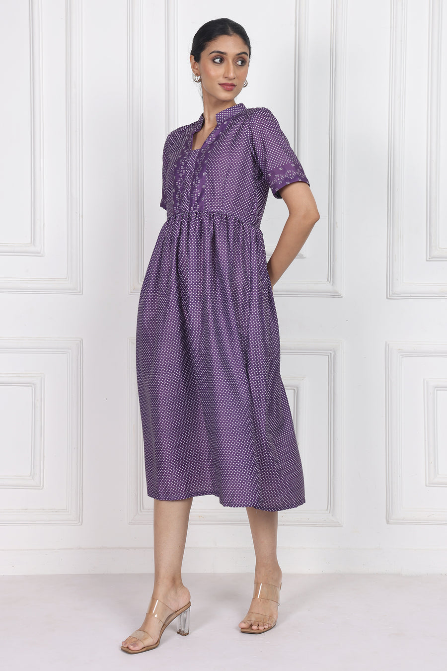 Violet Mist Flow Dress