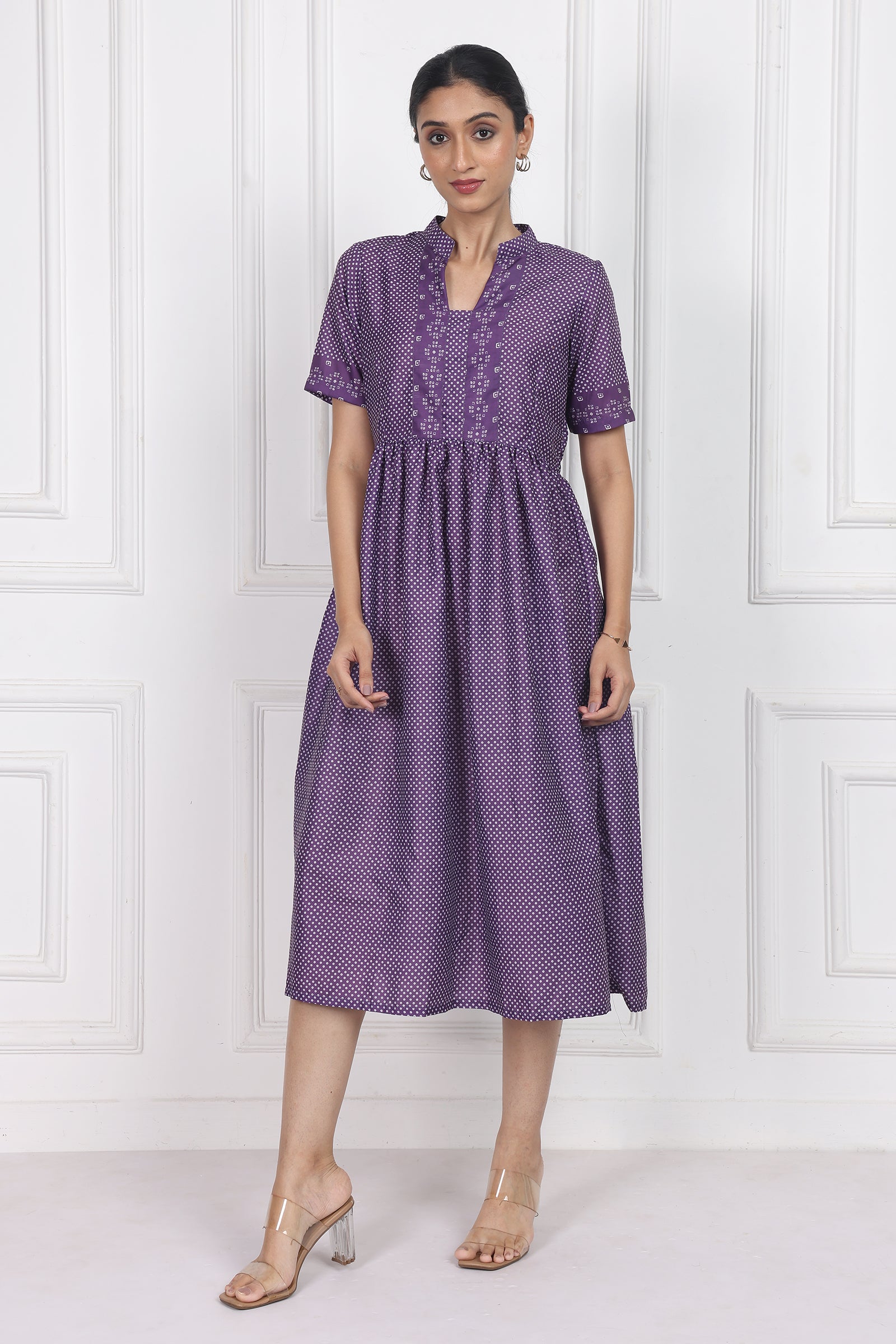 Wander Edit - Violet Mist Flow Dress
