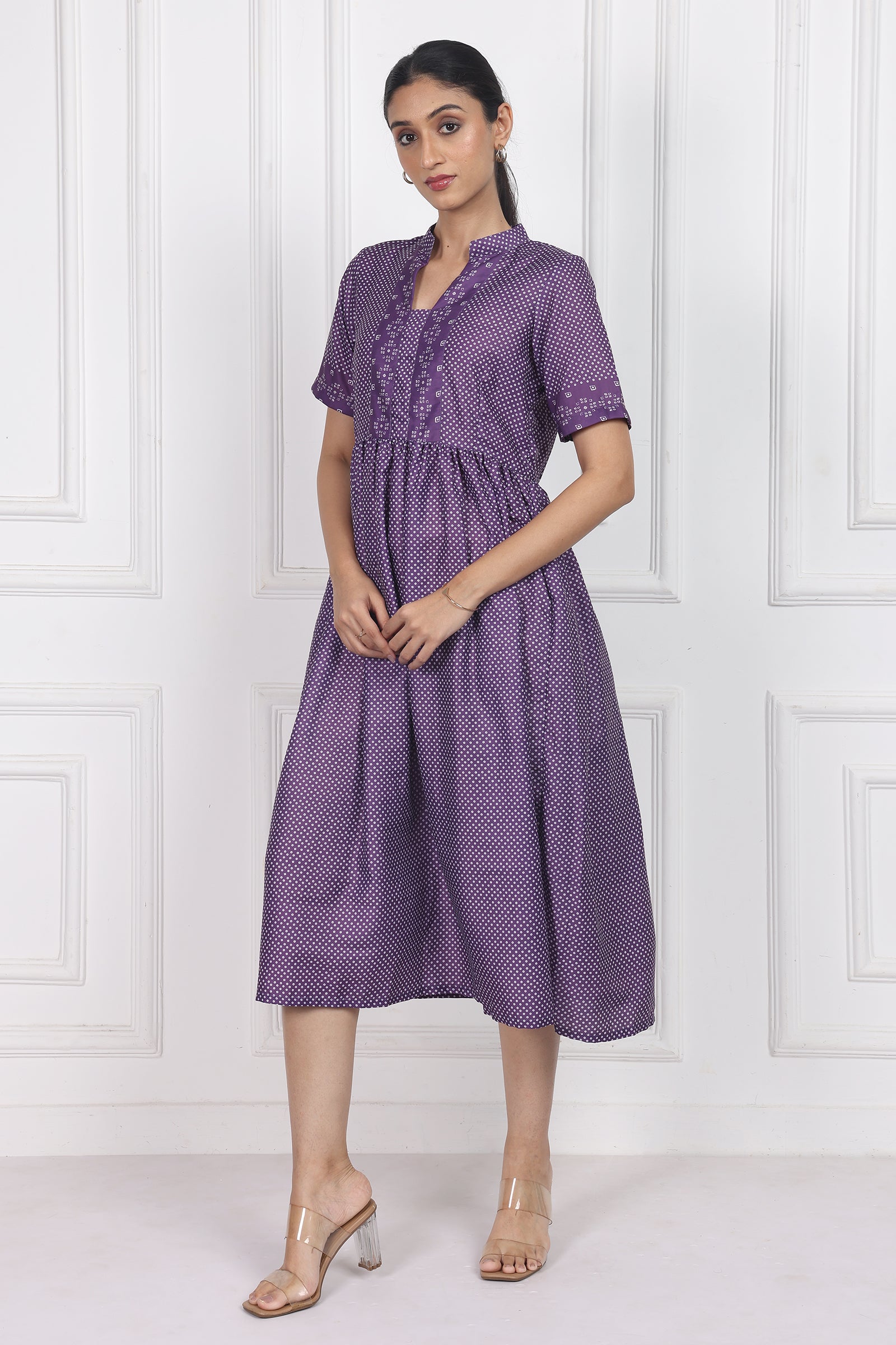 Wander Edit - Violet Mist Flow Dress