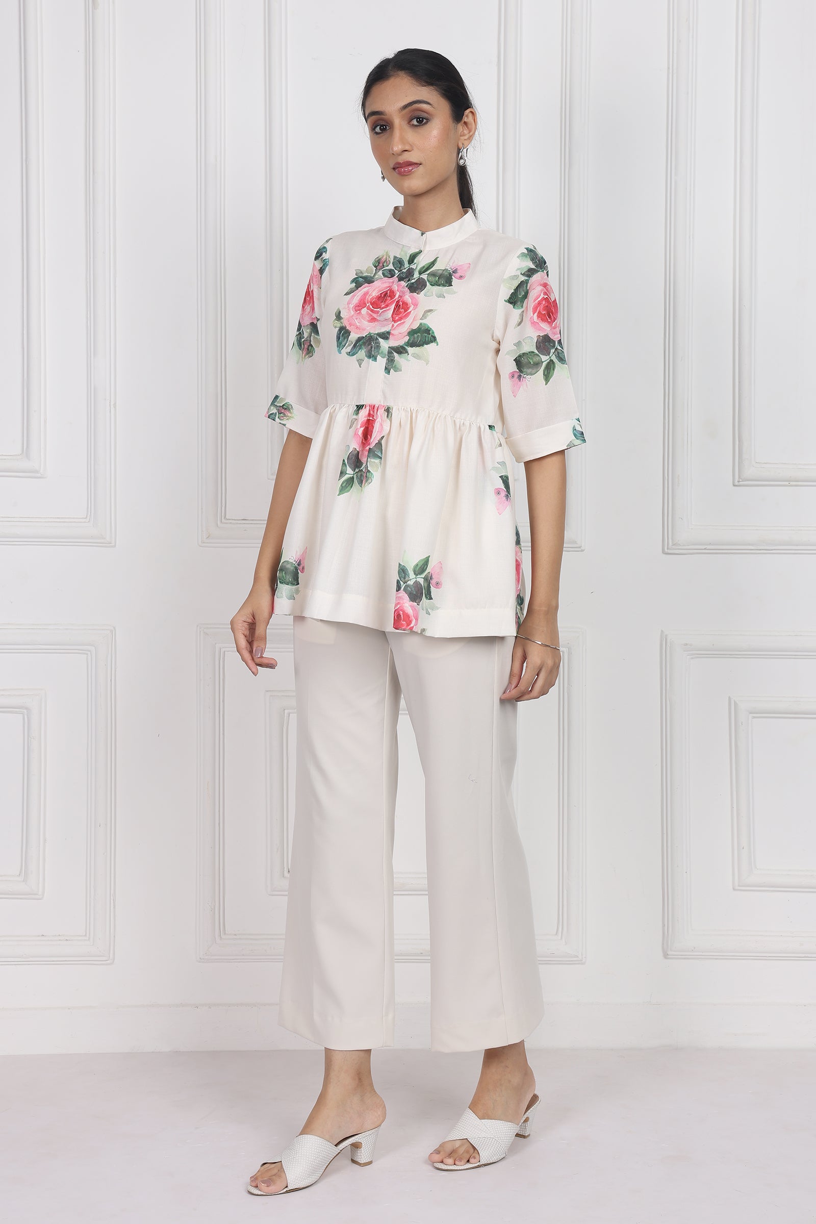 Wander Edit - Florenza Peplum Top