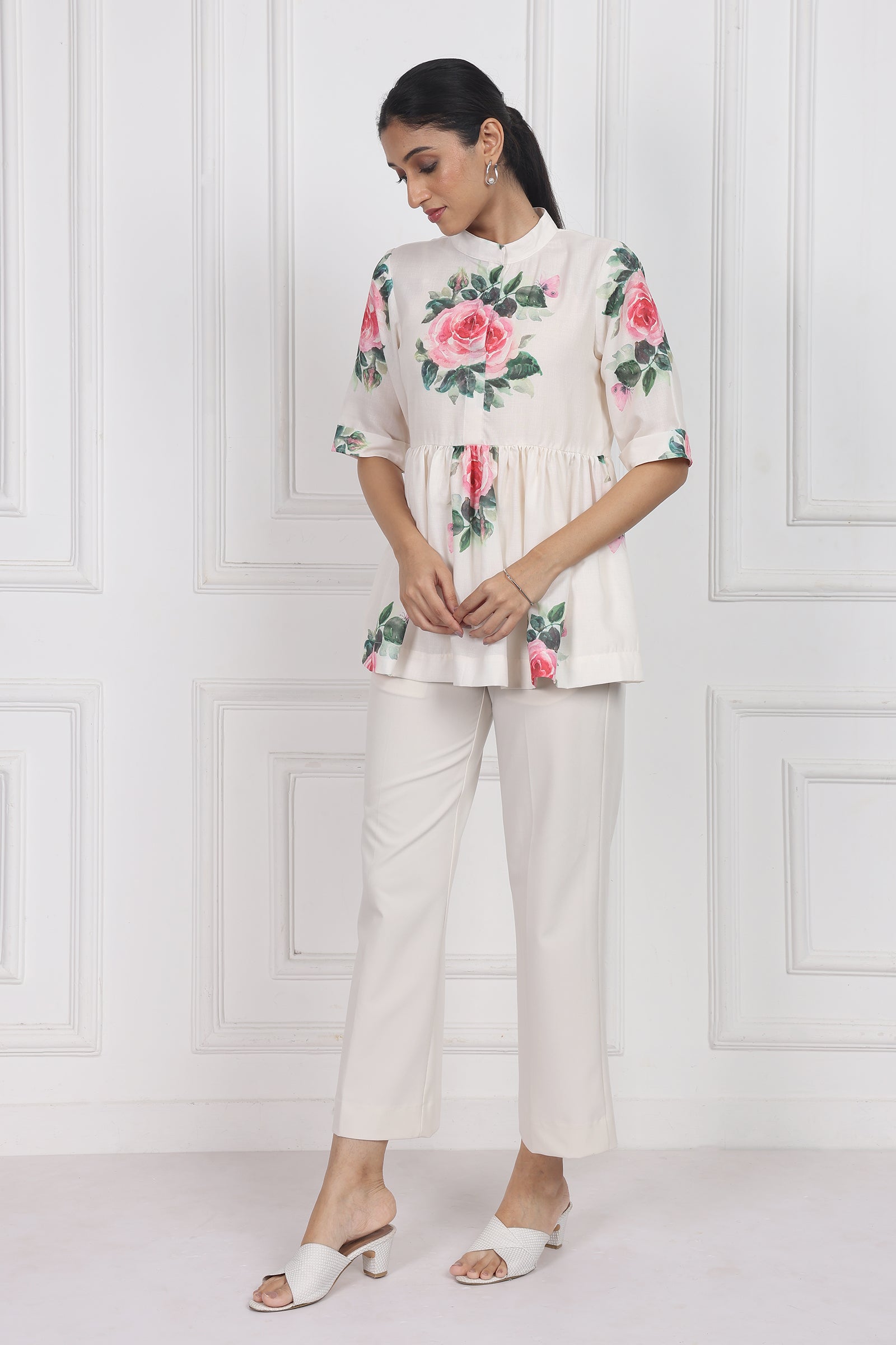 Wander Edit - Florenza Peplum Top